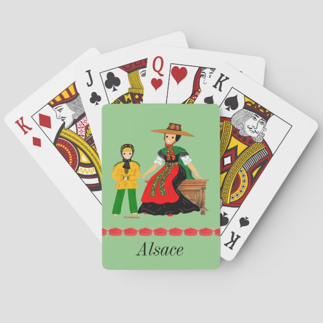 Baraja De Cartas Alsace, Munster, France (Reverso)