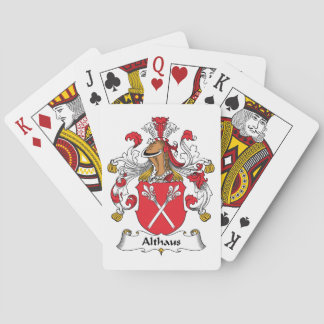 Baraja De Cartas Althaus Family Crest