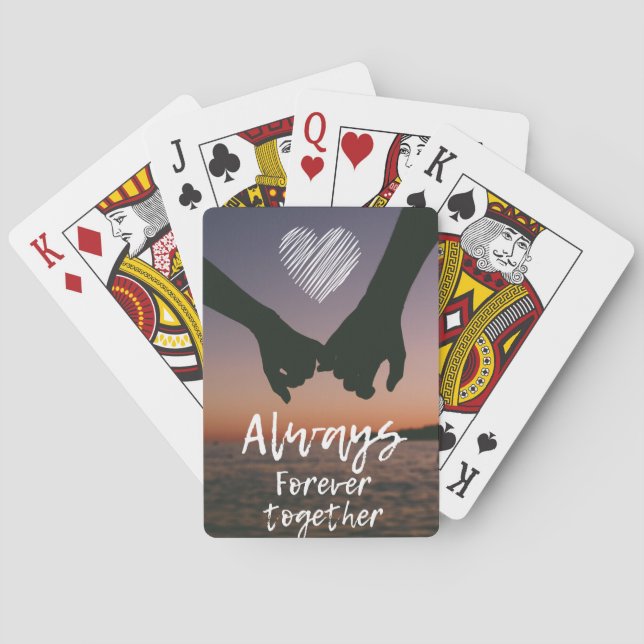 Baraja De Cartas Always Forever Together (Reverso)