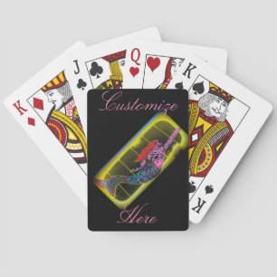 Baraja De Cartas alza de sirena rosa