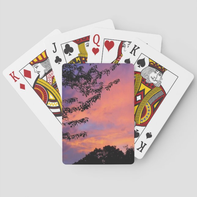 Baraja De Cartas Amanecer de verano (Reverso)