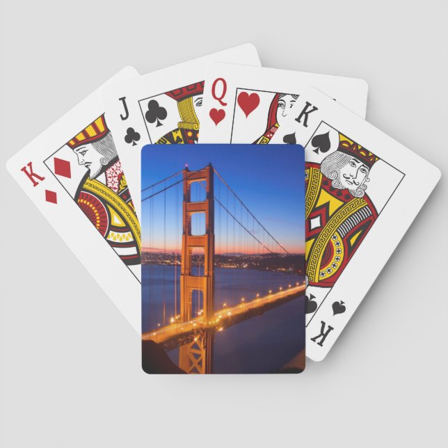 Baraja De Cartas Amanecer por San Francisco y el puente Golden Gate