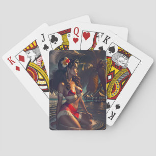 Baraja De Cartas Amanecer tropical