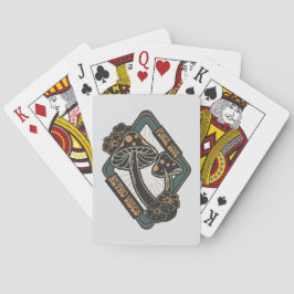 Baraja De Cartas Amanita Muscaria Mushroom Botanical Cottagecore 