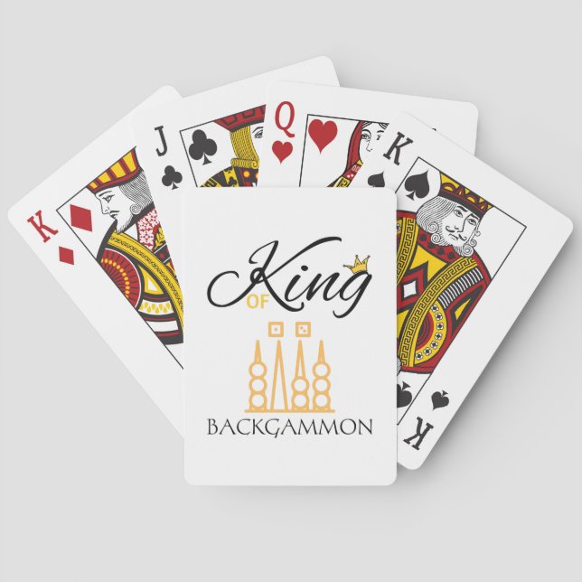 Baraja De Cartas amante clásico del backgammon (Reverso)