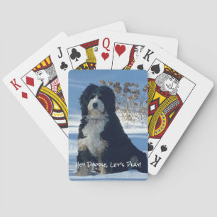 Baraja De Cartas Amante de Doodle Dog Decoración Divertida para el