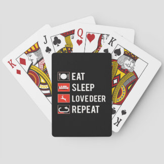 Baraja De Cartas Amante de los ciervos impresionante Diseño creativ