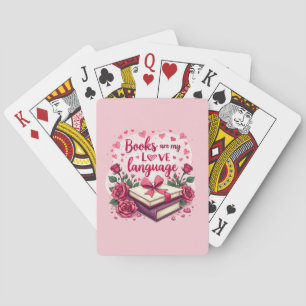 Baraja De Cartas Amante de los libros San Valentín Romántico Estéti