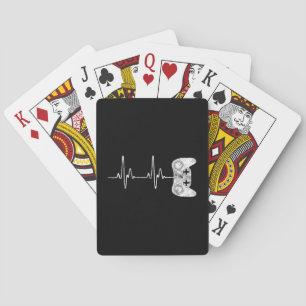 Baraja De Cartas Amante de los videojuegos latido de jugador 