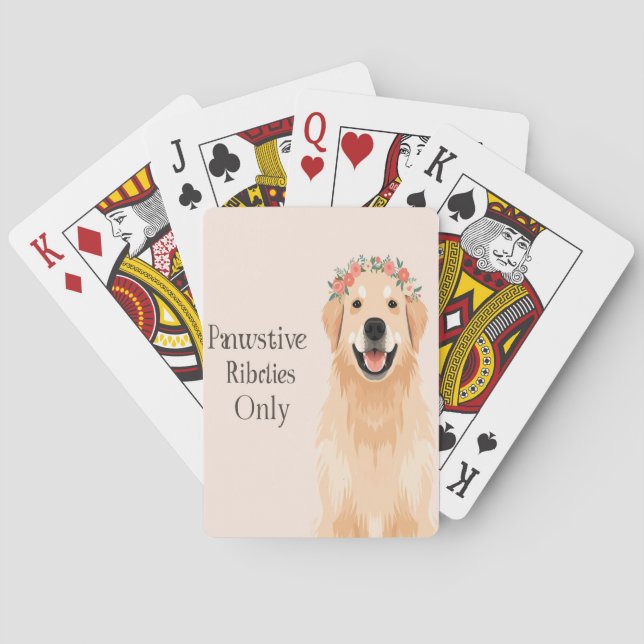 Baraja De Cartas amante de mascotas (Reverso)