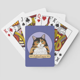 Baraja De Cartas Amante del gato calico