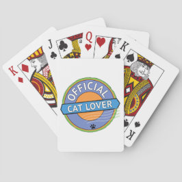 Baraja De Cartas Amante Oficial de Gatos