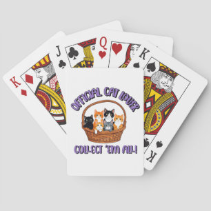 Baraja De Cartas Amante Oficial de Gatos – Colecciónalos Todos