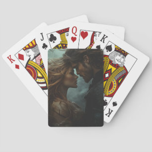Baraja De Cartas Amantes de la fantasía romántica en tormenta