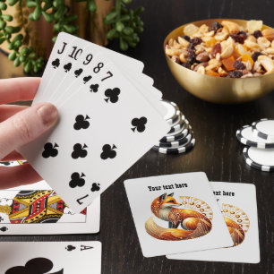 Baraja De Cartas Amantes del Art Deco Fox personalizable