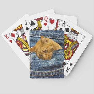 Baraja De Cartas Amantes del gato lindo Regalo de Keepsake
