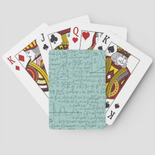 Baraja De Cartas Amantes matemáticos, fórmula matemática, geek mate