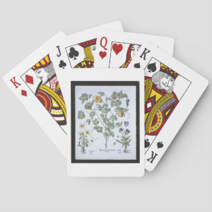Baraja De Cartas Amapola de cuernos amarilla, del 'Hortus