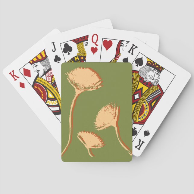 Baraja De Cartas Amapola Pop (Reverso)