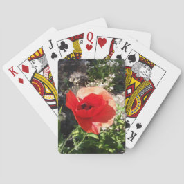 Baraja De Cartas Amapola roja