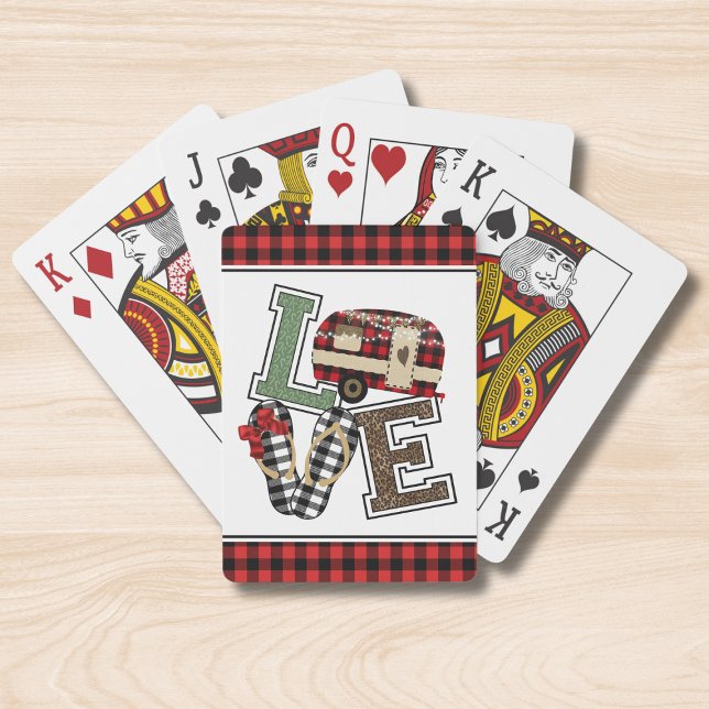 Baraja De Cartas Amar a los Navidades modernos acampar Flip Flops (Subido por el creador)