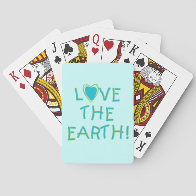 Baraja De Cartas Amar el medio ambiente terrestre (Reverso)