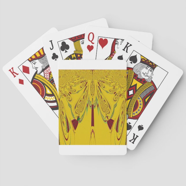Baraja De Cartas Amarillo (Reverso)