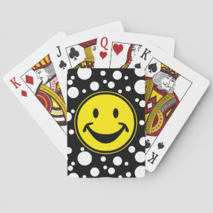 Baraja De Cartas Amarillo divertido y puntos + su backg. y ideas