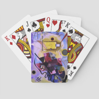 Baraja De Cartas Amarillo Kandinsky.