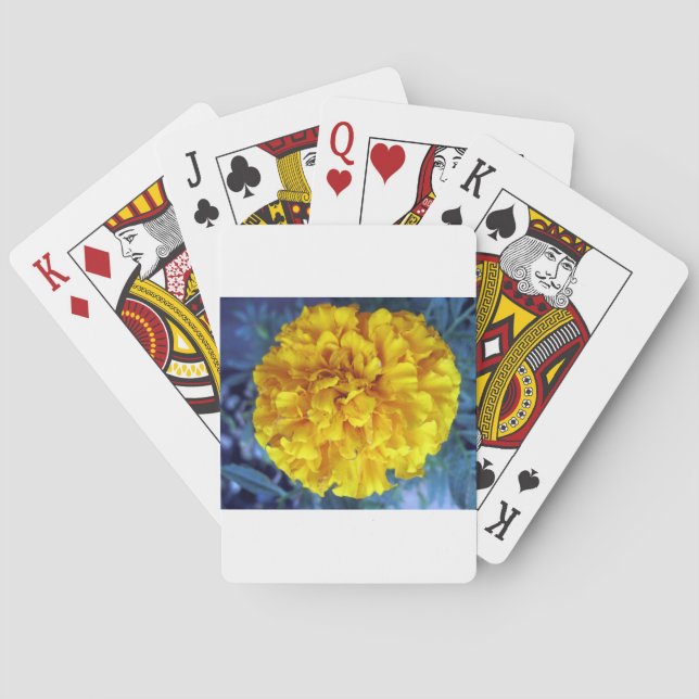 Baraja De Cartas Amarillo Marigold (Reverso)