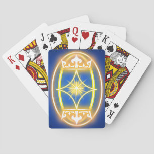 Baraja De Cartas Amarillo Real