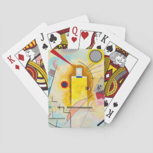 Baraja De Cartas Amarillo-Rojo-Azul de Kandinsky