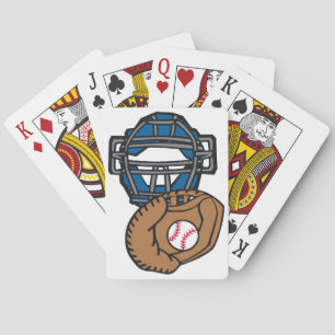 Baraja De Cartas Amarre de máscara de béisbol
