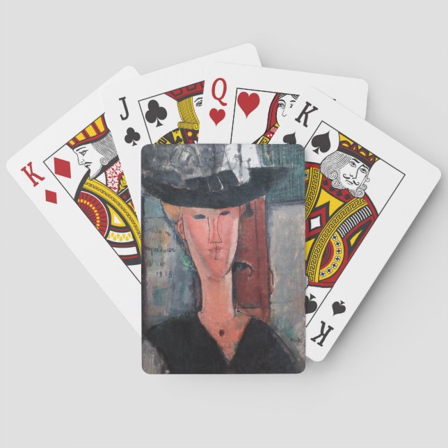 Baraja De Cartas Amedeo Modigliani - Madame Pompadour (Reverso)