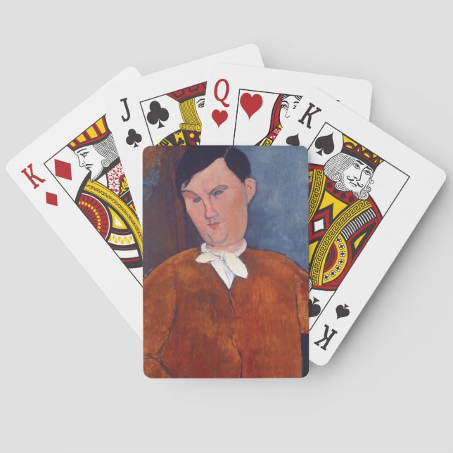 Baraja De Cartas Amedeo Modigliani - Monsieur Deleu (Reverso)