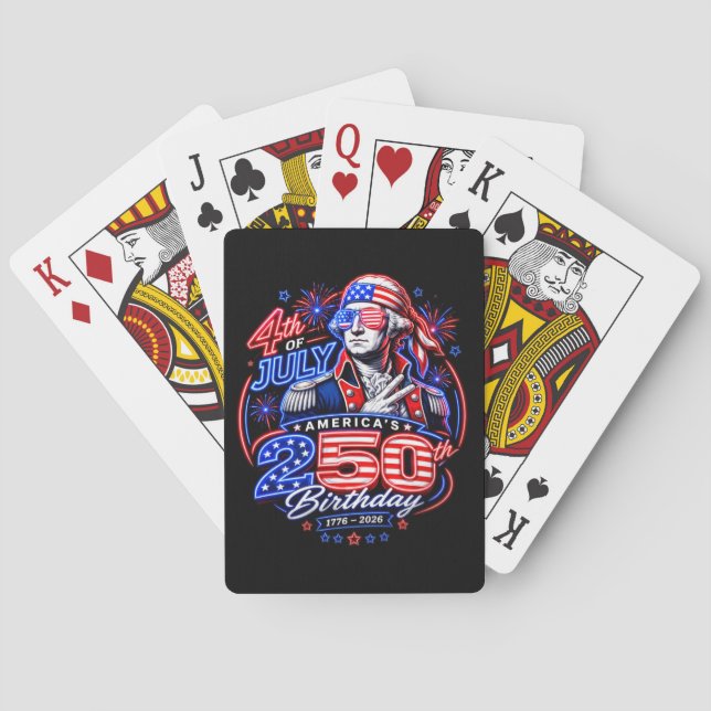 Baraja De Cartas América 250 Dos (Reverso)
