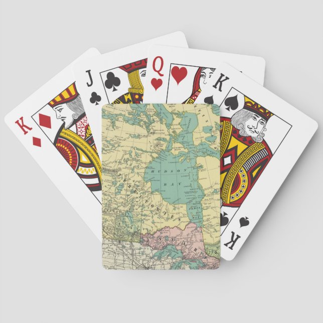 Baraja De Cartas América británica (Reverso)