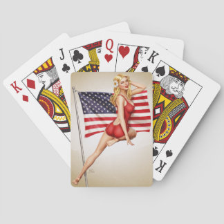 Baraja De Cartas American Beauty - Retro Pinup Playing Cards
