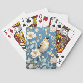 Baraja De Cartas American Goldfinch William Morris Inspired