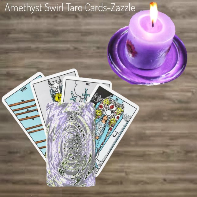 Baraja De Cartas Amethyst Swirl Taro Cards (Subido por el creador)