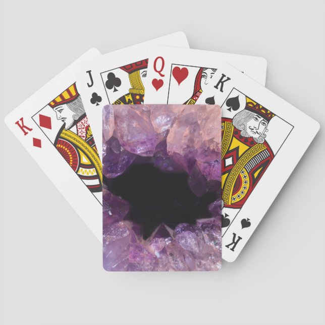 Baraja De Cartas Ametismo púrpura (Reverso)
