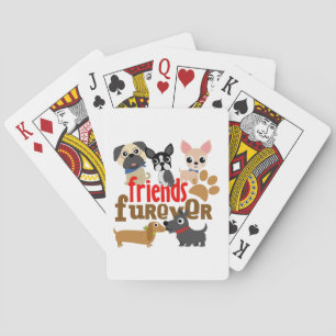 Baraja De Cartas Amigos Cachorros de perros de Furever