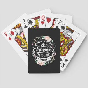 Baraja De Cartas Amigos Cuando Cuento Mi Bendición