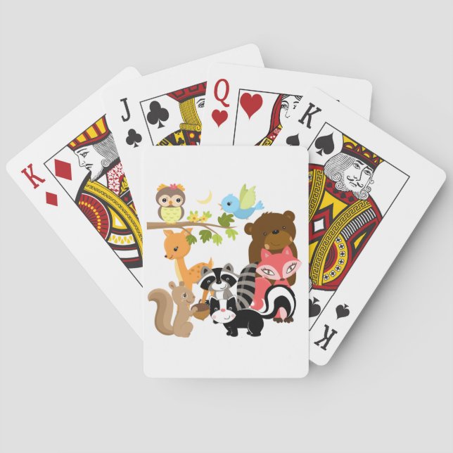 Baraja De Cartas Amigos del bosque (Reverso)