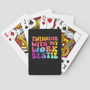 Baraja De Cartas Amigos Graciosos Que Ganan Con Mi Espíritu De Best