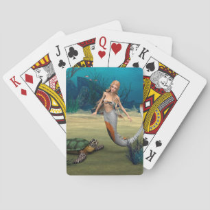 Baraja De Cartas Amigos Sirena y Tortuga