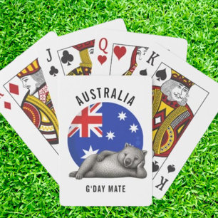 Baraja De Cartas amigos wombat afortunados