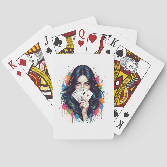 Baraja De Cartas AMITA | Infinite Luck | Poker Muse (Reverso)