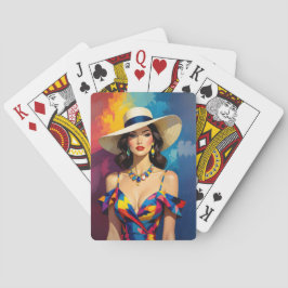 Baraja De Cartas AMITA | Infinite Summer Muse | Abstract Elegance