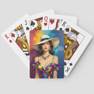 Baraja De Cartas AMITA Musa de Verano Infinito Elegancia Abstra